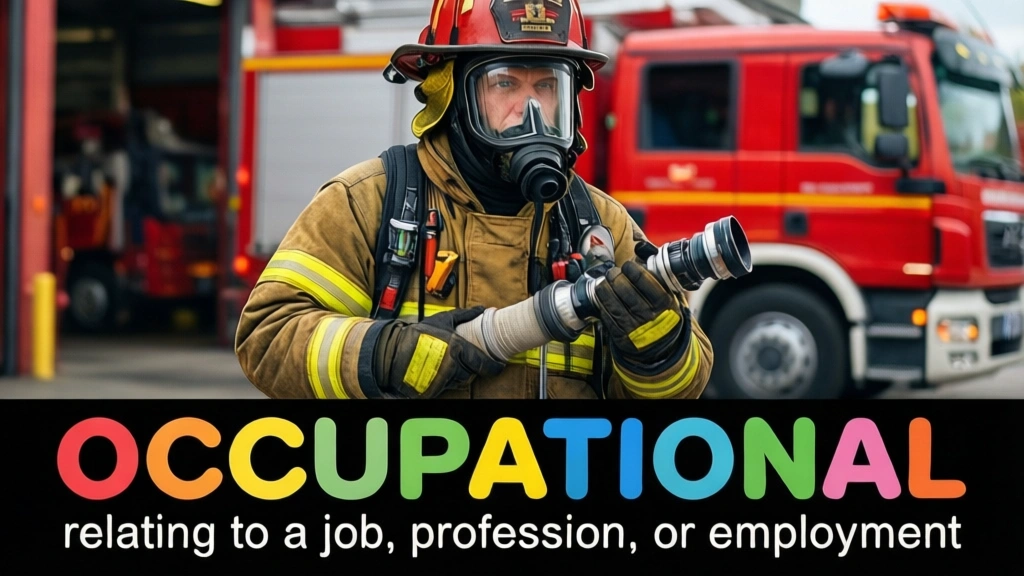 English Illustration for occupational